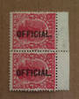 NEW ZEALAND 1925 1d Dominion Official. Jones paper. Slightly blurred print. - 74132 - UHM