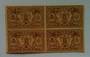 NOUVELLES HEBRIDES 1913 Definitive 30c Brown on yellow. Block of 4. - 74216 - Mint