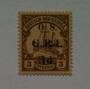 NEW GUINEA 1915 Official 1d on 3pf Brown. Superb copy with the smallest evidence of hinging. Flaw damaged G. - 74217 - LHM