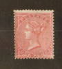 GREAT BRITAIN 1866 Victoria 1st Definitive 4d Rose. Watermark Large Garter. No corner letters. Superb. Clean. Very light hinge r