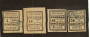 REUNION 1889 Postage Due. Set of 4 on cream paper. - 74574 - VFU
