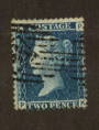 GREAT BRITAIN 1854 2d Blue. Plate 9. Letters KPPK. - 74585 - Used