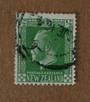 NEW ZEALAND 1915 Geo 5th Surface Print ½d Green on Experimental Paper. Slightly Smudged Postmark dated 6/16. - 74632 - Used