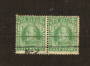 NEW ZEALAND 1909 Edward 7th Definitive ½d Green. Pair with the R3/18 flaw under the NY. Very clear. - 74666 - FU