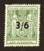 NEW ZEALAND 1940 Arms Overprint 3/6 on 3/6 Green. - 74705 - UHM