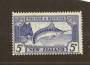 NEW ZEALAND 1935 Pictorial 5d Swordfish. Perf 13.5 x 14. - 74791 - UHM