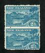 NEW ZEALAND 1898 Pictorial 2½d Wakatipu. Second local issue. Cowan paper. Perf 11. Nice vertical pair. - 74840 - UHM
