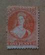 NEW ZEALAND 1862 Full Face Queen 1d Orange. The true orange Original aged gum but still a tidy reverse. Centered north west. Exc
