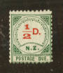NEW ZEALAND 1899 Postage Due ½d Red and Green. - 75276 - UHM