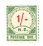 NEW ZEALAND 1899 Postage Due 1/- Red and Green. - 75284 - UHM