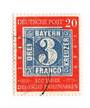 WEST GERMANY 1949 Centenary of the First German Stamps 20pf Grey-Blue and Vermilion. - 75461 - FU