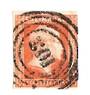 PRUSSIA 1859 Definitive 6pf (1/2 sg) Brick-Red. Heavy postmark. - 75502 - Used
