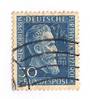 WEST GERMANY 1951 Humanitarian Relief Fund 30pf + 10pf Blue. Commercially used. - 75509 - Used