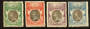 GREAT BRITAIN 1897 Victoria 1st Diamond Jubilee issued by W S Lincoln. Set of 4. - 75679 - LHM