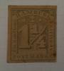 HAMBURG 1864 Definitive 1.1/4s Grey. Imperf. Four clear margins. Hinge remains. - 76010 - Mint