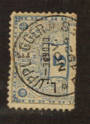 BELGIUM 1924 Revenue 3fr Blue. - 76132 - FU