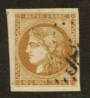 FRANCE 1849 Definitive 10c Brownish Bistre. Superb copy. Huge margins. From the collection of A L Jenkin. - 76201 - VFU