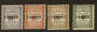 FRENCH Post Offices in TANGIER 1918 Postage Due. Set of 4. - 76430 - Mint