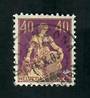 SWITZERLAND 1908 Definitive 40c Orange-Yellow and Purple. Designer's name. - 77786 - UHM