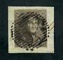 BELGIUM 1849 Definitive 10c Grey-Brown. Full margins. On piece. - 77880 - VFU