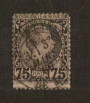 MONACO 1885 Definitive 75c Black on rose. Dull corner. - 78907