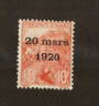 MONACO 1920 Marriage of Princess Charlotte 15c+10c Carmine. - 78912