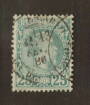 MONACO 1885 Definitive 25c Blue-Green. - 78925