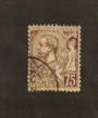 MONACO 1891 Definitive 75c Brown on orange. - 78934