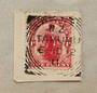 NEW ZEALAND Postmark Napier TAMUMU. F Class cancel on 1d Dominion on piece. Complete cancel. - 79359 - Postmark