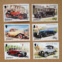 JERSEY 1992 Vintage Cars. Second series. Set of 6. - 81632 - UHM